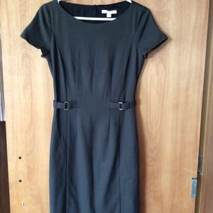 Hugo Boss Green/Grey Wool Dress Size 2